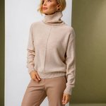 Pearl sweater with edging