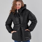 Winter Women's Black Jacket with Pockets 354-01 Hardy