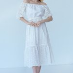 Сукня з прошви біла Hardy