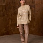 Women's warm ecru jumper