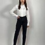 Джинси MOM Fit графітові 5080_klasik Sasha