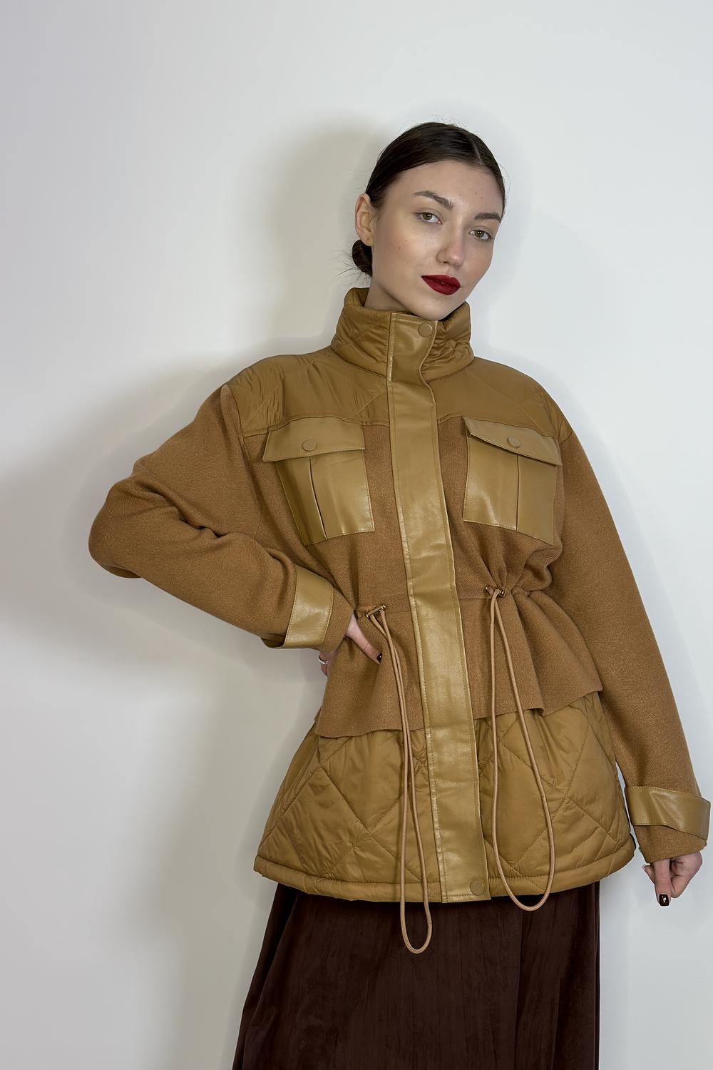 Куртка весняна бежева Marina V FW22-514
