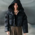 Short black jacket-vest black