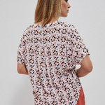 Blouse with short sleeves printed Moodo L-KO-3728