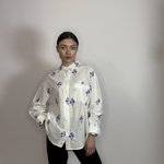 Сорочка біла з вишивкою by-ESQ