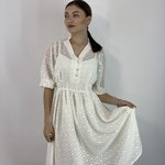 Сукня шифонова молочна міді Tanita Romario