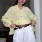 White cotton shorts livans_white