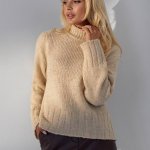 Women's warm ecru jumper
