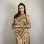 Сукня коротка ажурна з камінням Faust couture 692