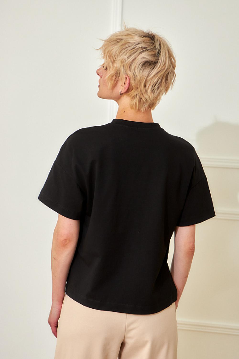 T-shirt basic black Sofita Stimma