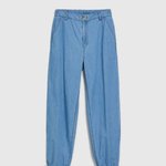 Blue cotton pants