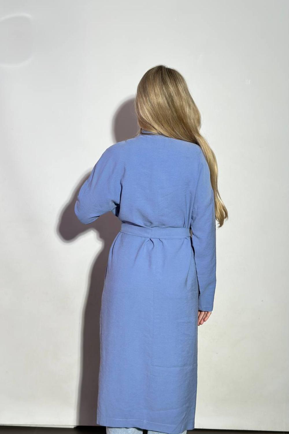 Blue cardigan