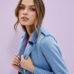 Blue short jacket