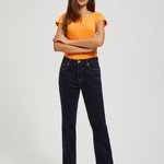 Flared jeans dark blue