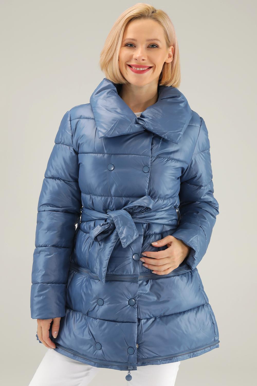 Women's jacket-transformer blue with length adjustment 76-9860 UNISONO