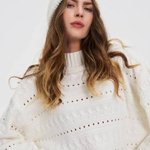 Women's white sweater