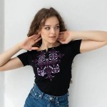 Embroidered women's t-shirt Elegy MEREZHKA