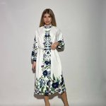 Сукня біла принт вишиванка 933 HARDY