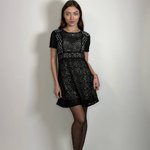 Сукня міні чорні ажурна Yuka Paris 17PE138