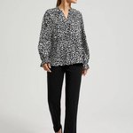 Black women's blouse