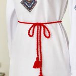 Пояс-шнурок червоний MEREZHKA