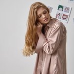Блуза шовкова капучіно Bellise 2204