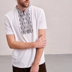 Men's embroidered T-shirt Hetman Merezhka