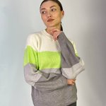 Women's striped sweater L-SW-3700 MOODO