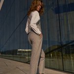 Classic grey mini check trousers Z-SP-4810-L-realiz