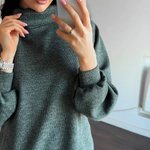 Оливокова тепла сукня
