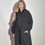 Black raincoat