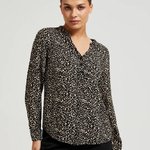 Black women's blouse