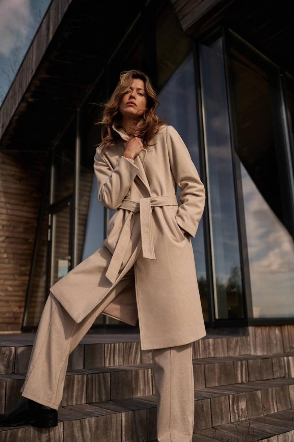 Women's beige coat
