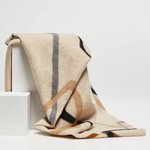 A beige scarf