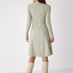 Olive knitted dress Artmon 1352.1