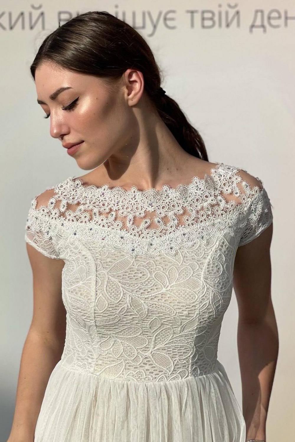 Dress white long Tanita Romario