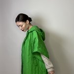 Куртка жіноча весняна зелена з вкороченим рукавом FW22-804 Marina V