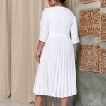 Сукня біла святкова Plus Size