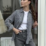 Plaid shirt Z-KO-3608 MOODO