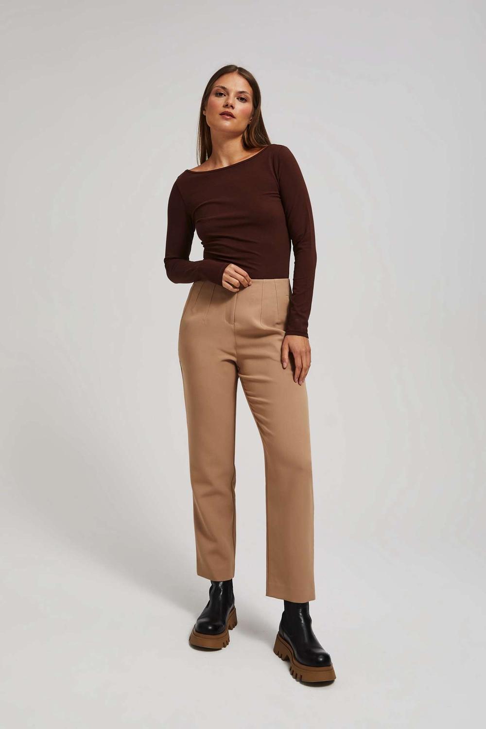 Pants classic beige L-SP-4000 MOODO