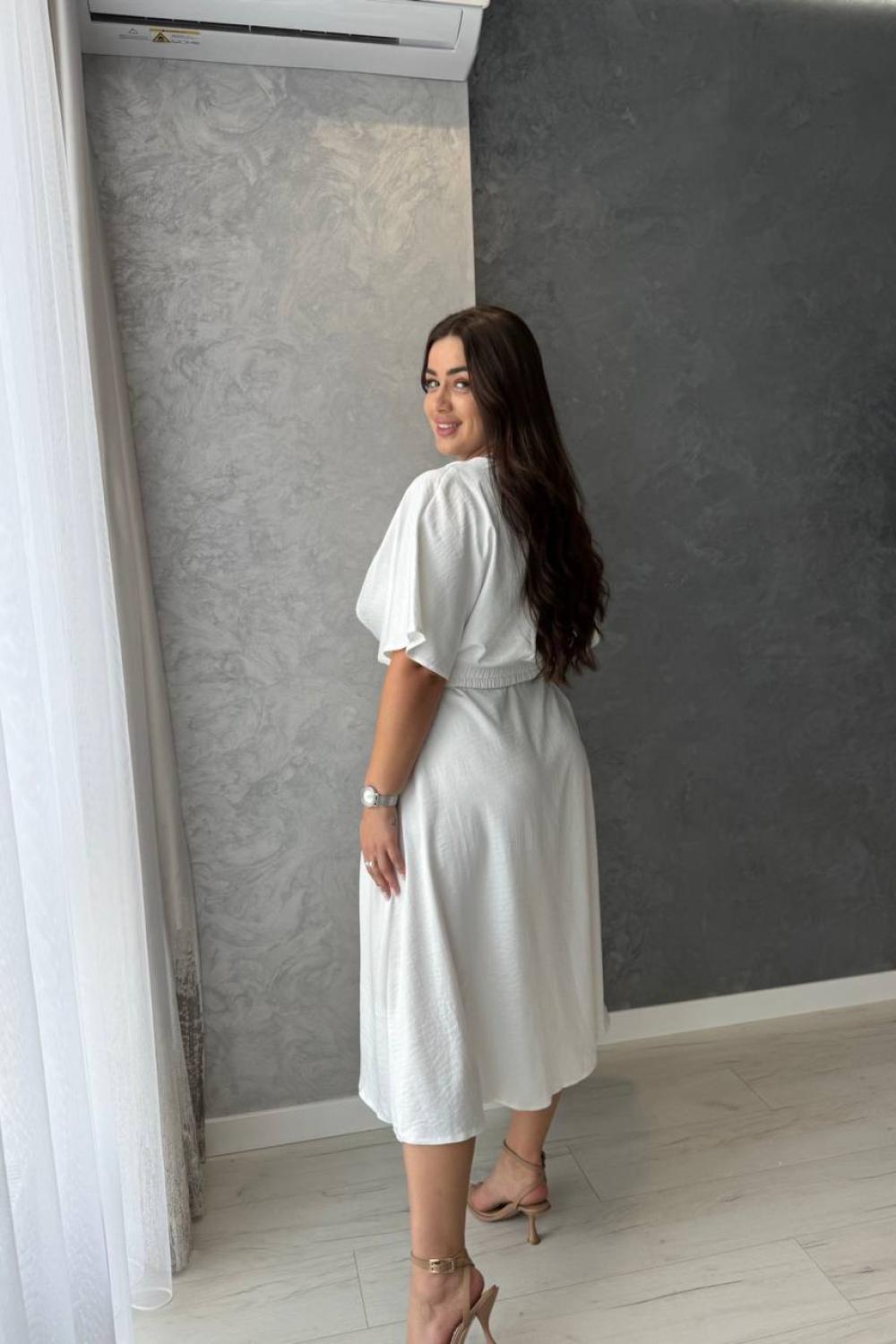 Сукня біла Plus Size