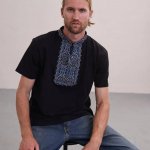 Men's embroidered T-shirt King Danylo MEREZHKA