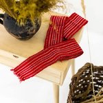 Пояс крайка до вишиванки червоний MEREZHKA