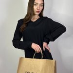 Blouse long black Dixie