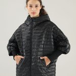 Women's spring black jacket with short sleeves 76-6913 UNISONO