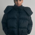Voluminous short winter jacket