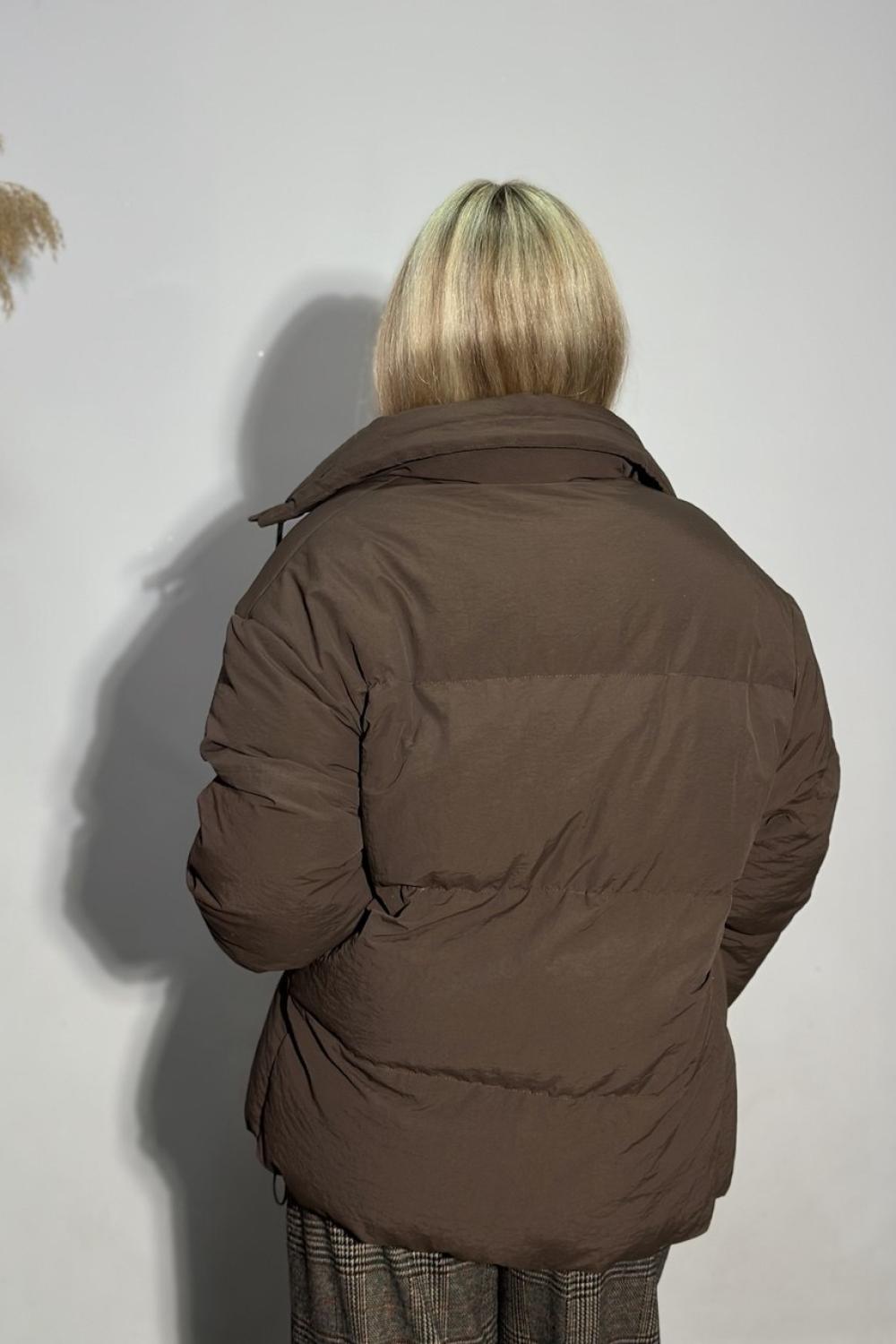 Brown winter jacket