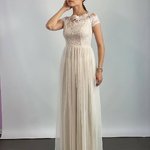 Dress white long Tanita Romario