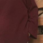 A loose-fitting jumper