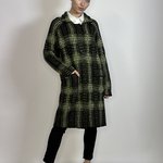 Cardigan in khaki check Marina V 20-464